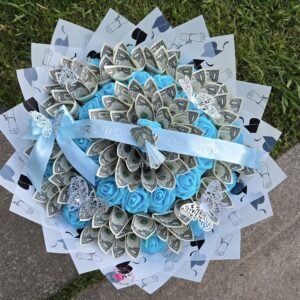 Ramo de Billetes azul