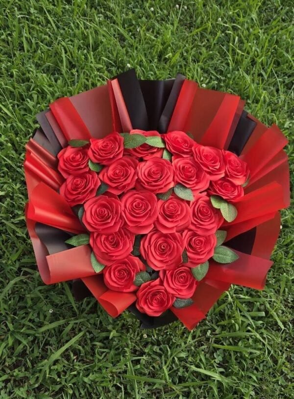 Corazón de Rosas Rojas Especial