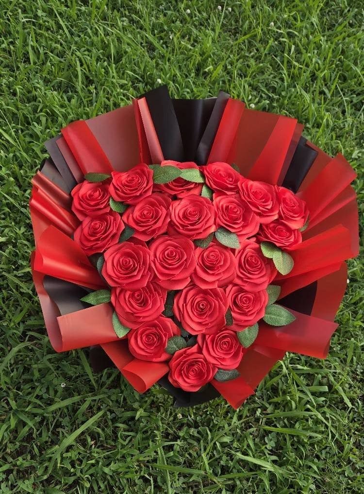 Corazón de Rosas Rojas Especial