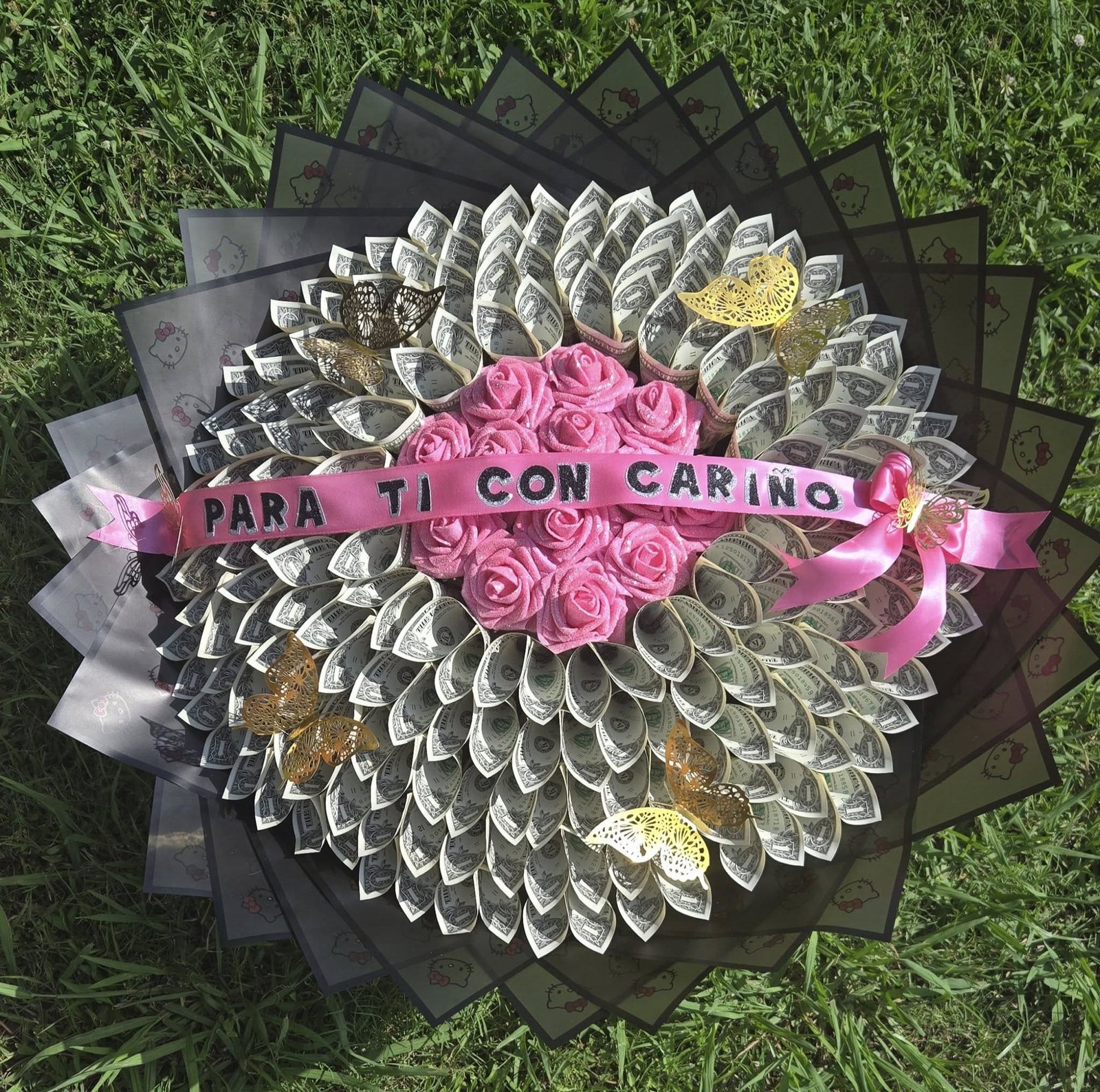 Ramo billetes Rosa’s de foamy