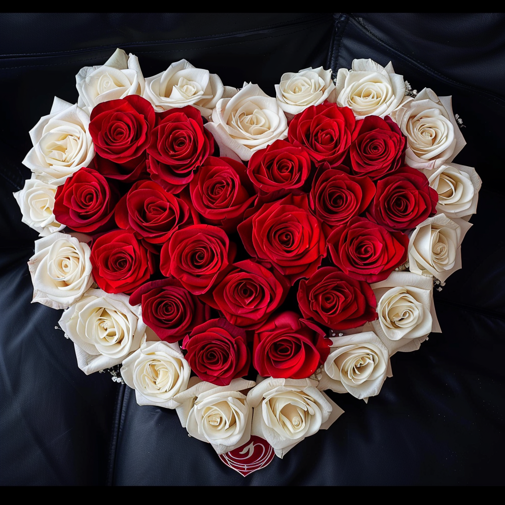 Classic Heart Roses